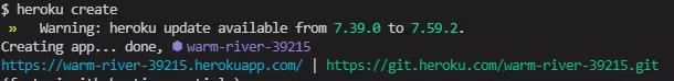 Heroku CLI App Name Creation