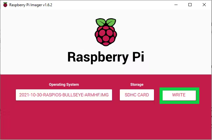 Raspberry Pi Imager (Write)